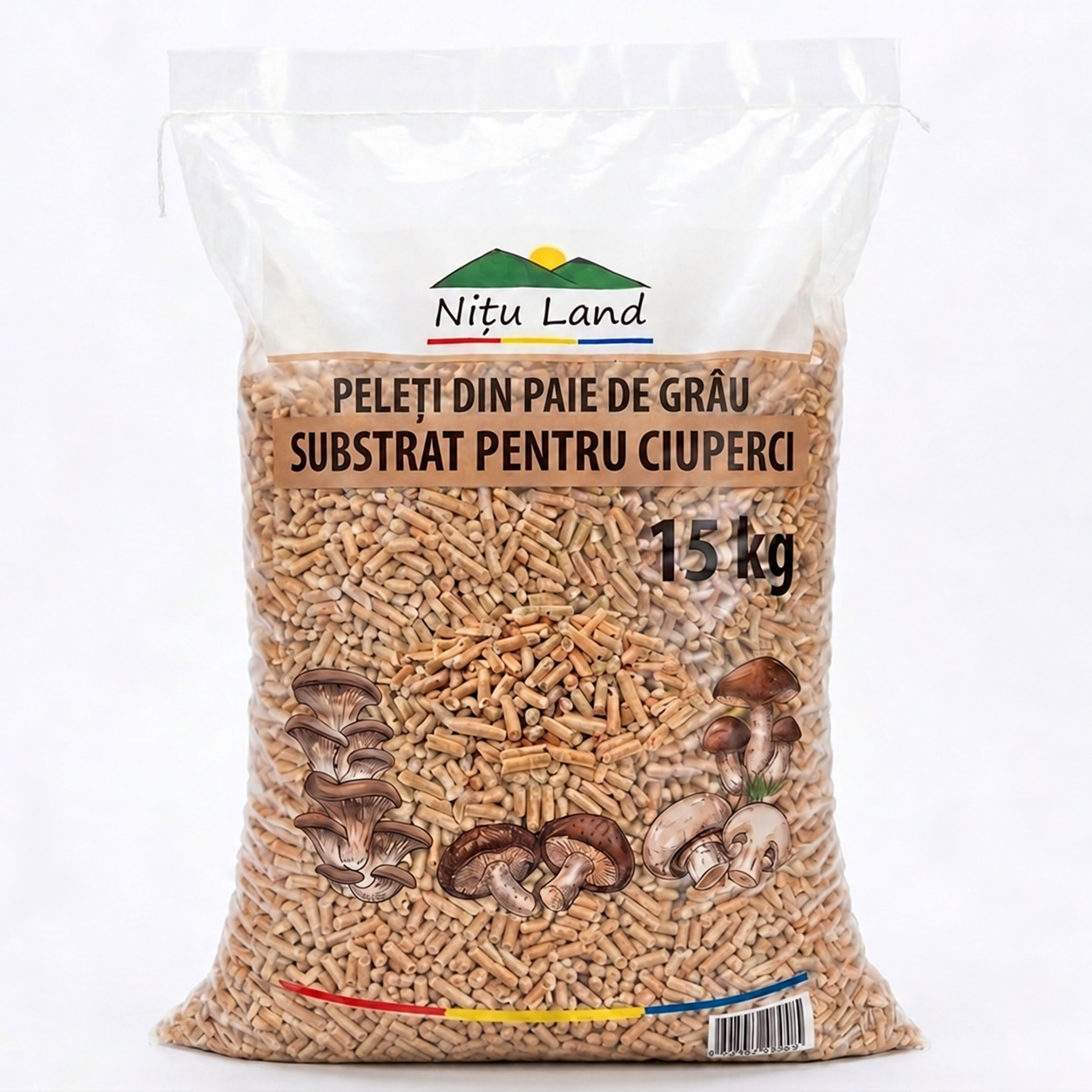 peleti-substrat-pentru-ciuperci Peleți din paie pentru substrat de ciuperci (15 kg) - imagine 1